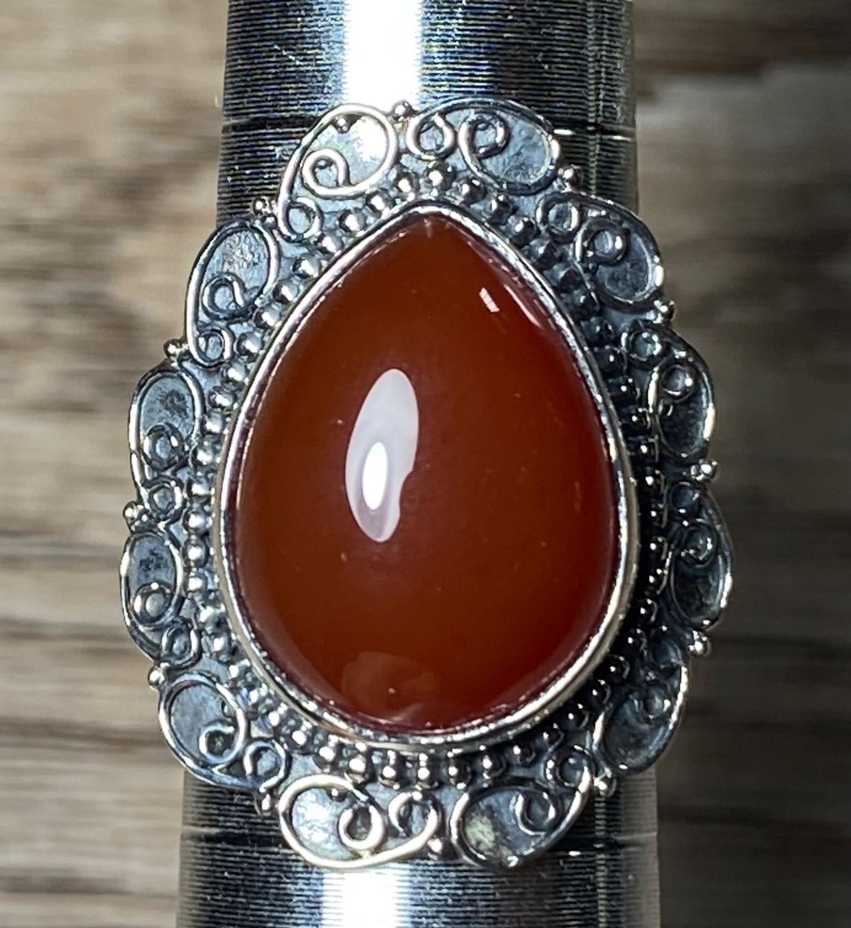 Ringe: Orientalischer Silberring; natürl. Roter Achat – Neu und originalverpackt aus Laax von Kiki_Kingdom 7