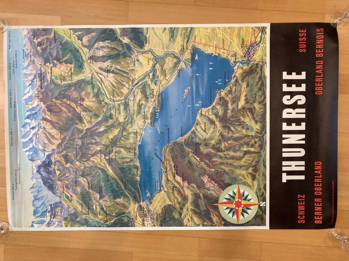 Poster & Bilder: Plakat  Thunersee – Gebraucht aus Kaiseraugst von wombat51 1