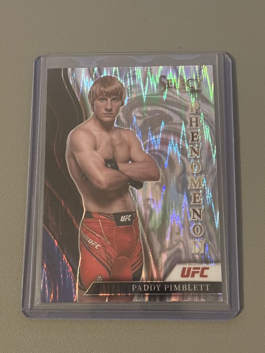 Panini Cartes à collectionner: UFC Panini Select 2022 Paddy Pimblett Phenom 40 Zeichen – Neuf (Voir description) à Wabern par fig_t688