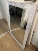 Spiegel Weiss Kunststoffrahmen guter Zustand