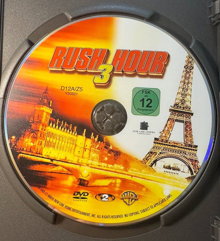 Alle DVDs: DVD RUSH HOUR 3  - JACKIE CHAN - CHRIS TUCKER – Gebraucht aus Wisen von gigisna 1