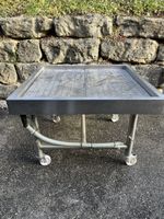 Metzgerei/Catering Top höhenverstellbarer Chromstahl Tisch