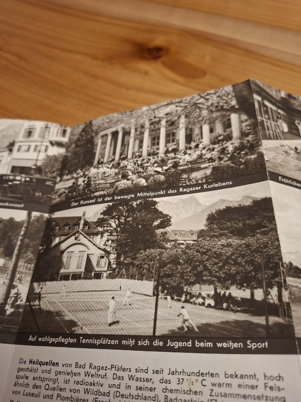 Documenti: Bad Ragaz Thermalbad Proschüre 1936 – Usato da Ganterschwil venduto da HeidiuPeter 4