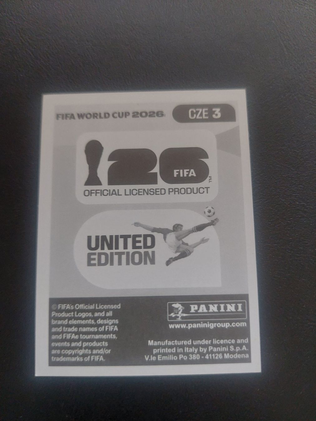 Panini Cartes à collectionner: PANINI 2026 - CZE 3 – D'occasion à Biel/Bienne par Deboma 1