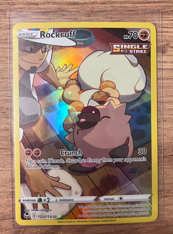 Rockruff Trainer Gallery TG07/30 Pokemon Silver Tempest | Kaufen auf ...