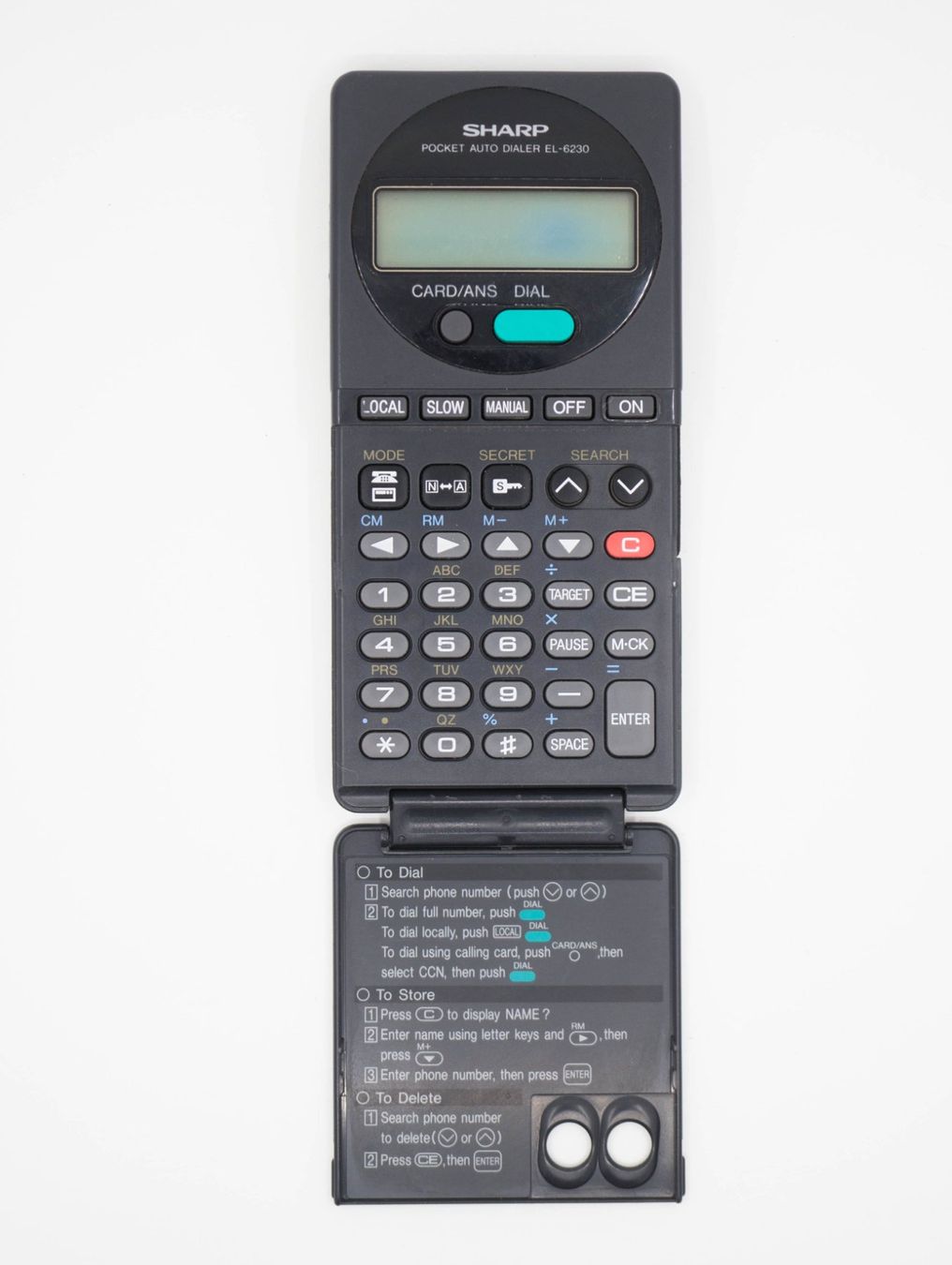 Telefoni: SHARP Pocket Auto Dialer Dial Master 100 EL-6230 – Difettoso da Thörishaus venduto da vintagger 2