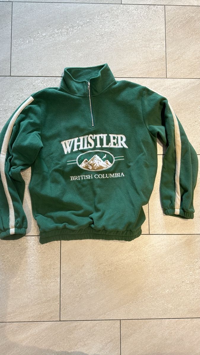 Pullover & Sweatshirts: Whistler Fleece Pullover Grün M/L – Gebraucht aus Vella von Buendnersteinbock