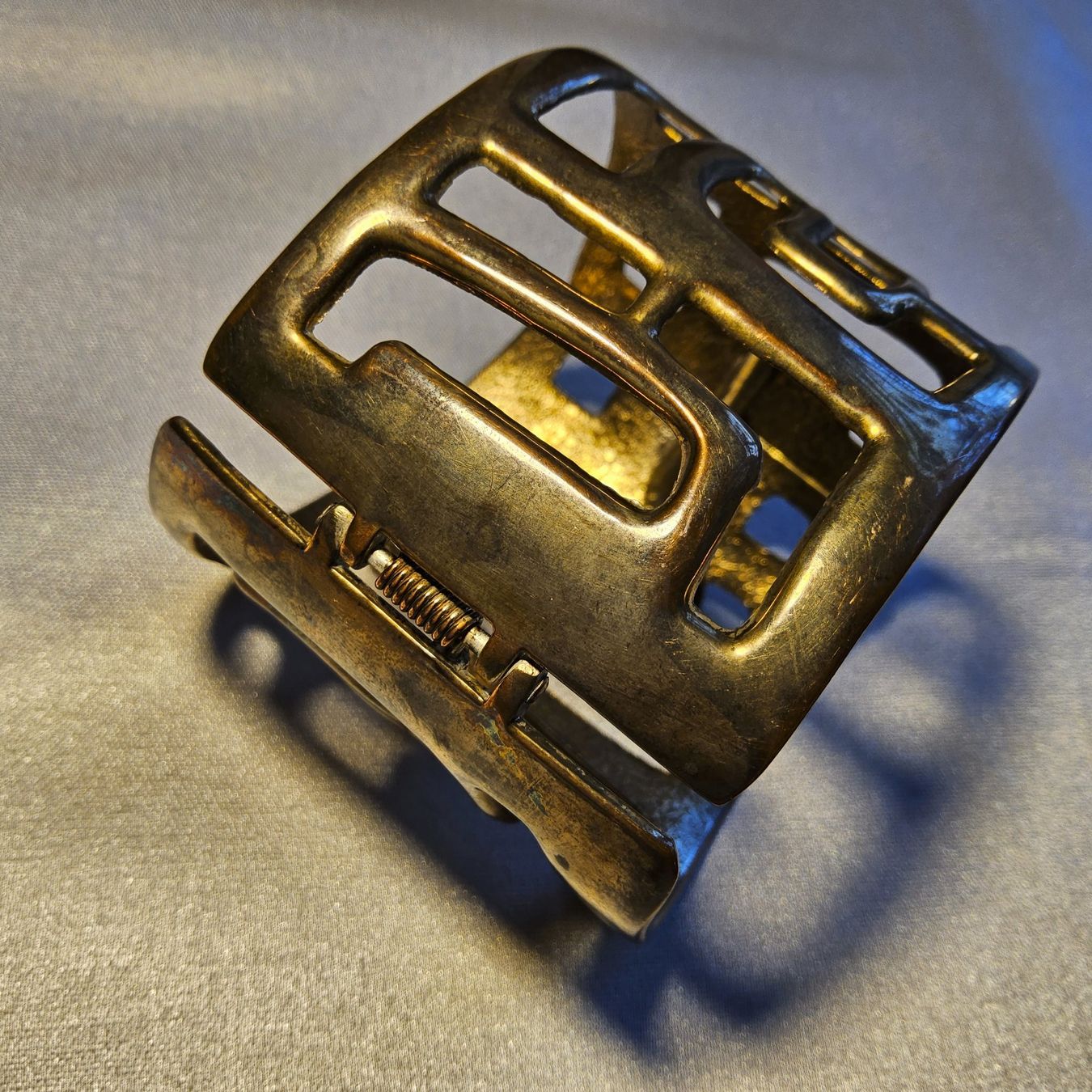 Armbänder & -reifen: Schicker Modernist Armreif Versilbert 50er – Gebraucht aus Zürich von Aleick 9