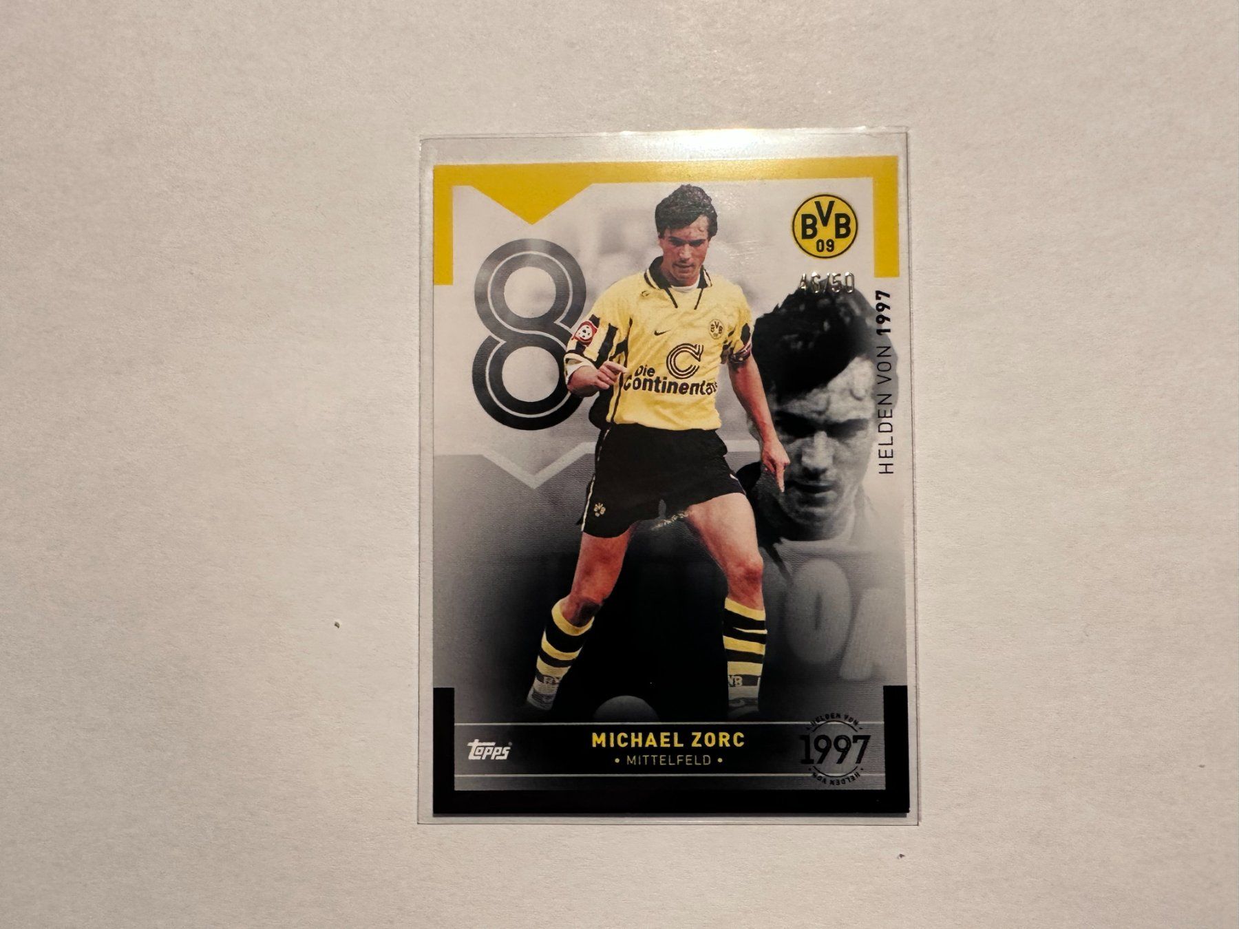 Panini Carte collezionabili: 2022 Topps BVB Set Michael Zorc /50 – Usato da Hagendorn venduto da Pokecollectorch