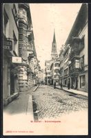 St. Gallen, Strasse Schmiedgasse mit Ges