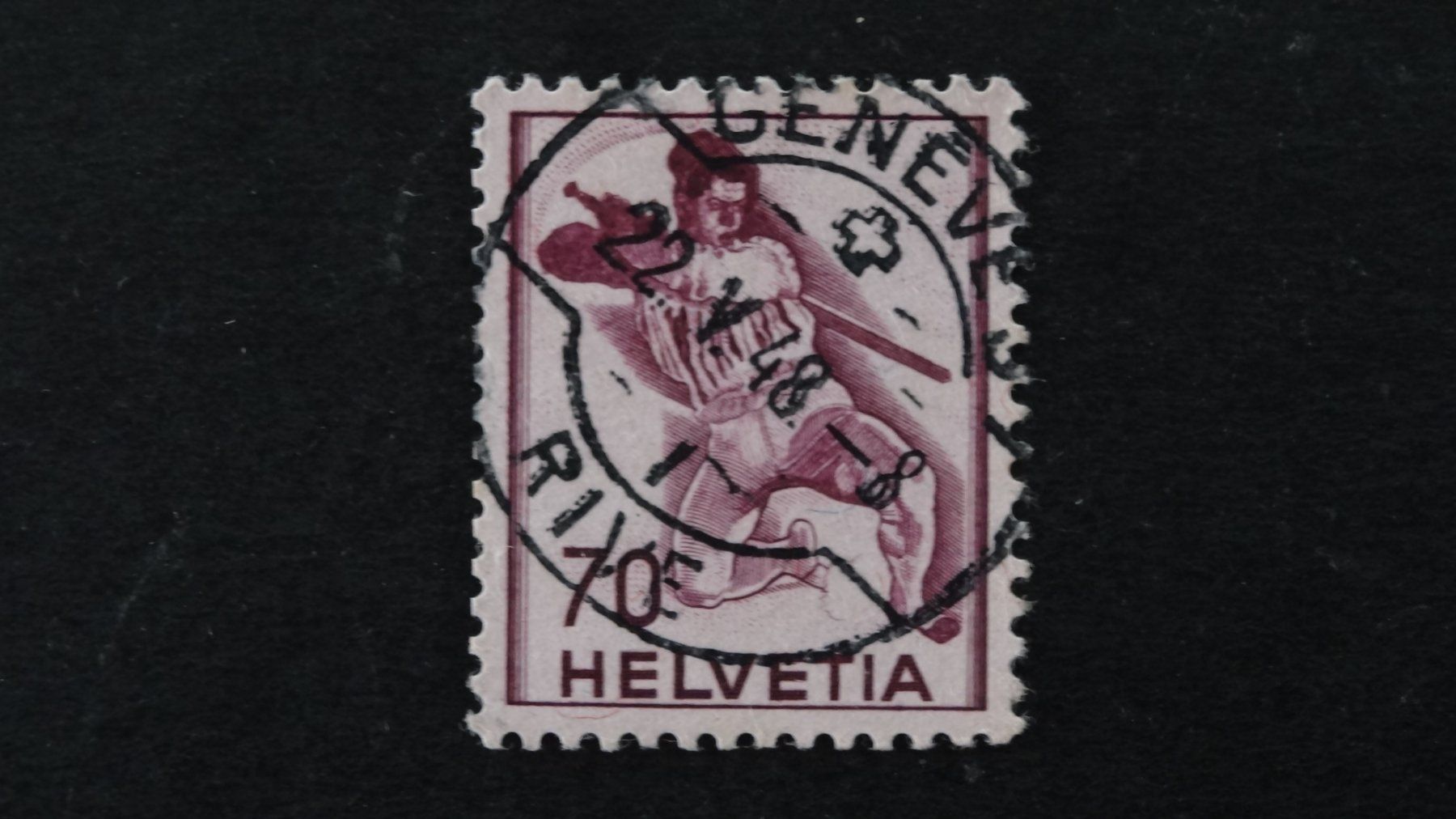 Alle Briefmarken: Vollstempel GENÈVE 3  Rive  22.V.48    30 – Gebraucht aus Anwil von C-DAIHA