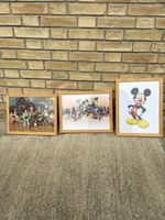 Disney Bild gerahmt, 3 Stk, sehr guter Zustand