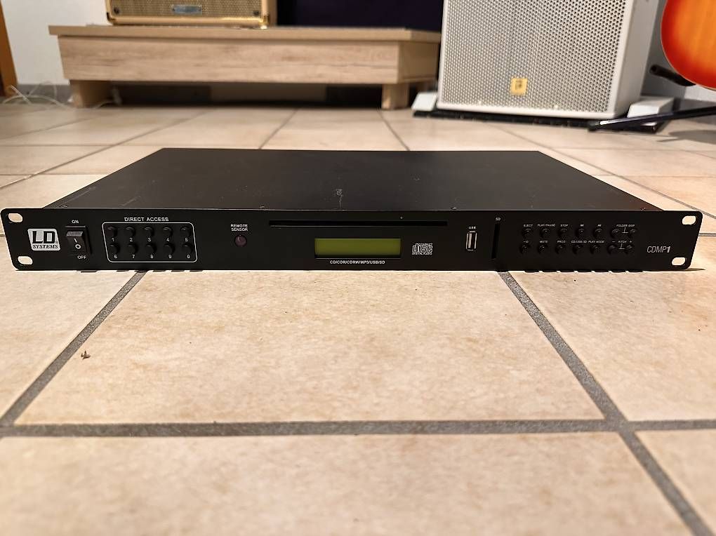 Audio- & Mediensysteme: LD Systems CDMP1 Rack-CD/MP3-Player  USB & SD  19 Zoll – Gebraucht aus Kaisten von Andy_Leo
