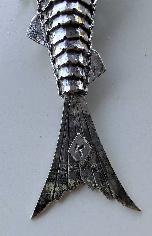 Statuette: antiker Gliederfisch, 14cm lang – Usato da Zürich venduto da wme_2brc 3