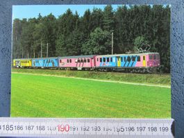 BAHN SCHWEIZ " CHAMÄLEON " INFFORMATIONSZUG AK