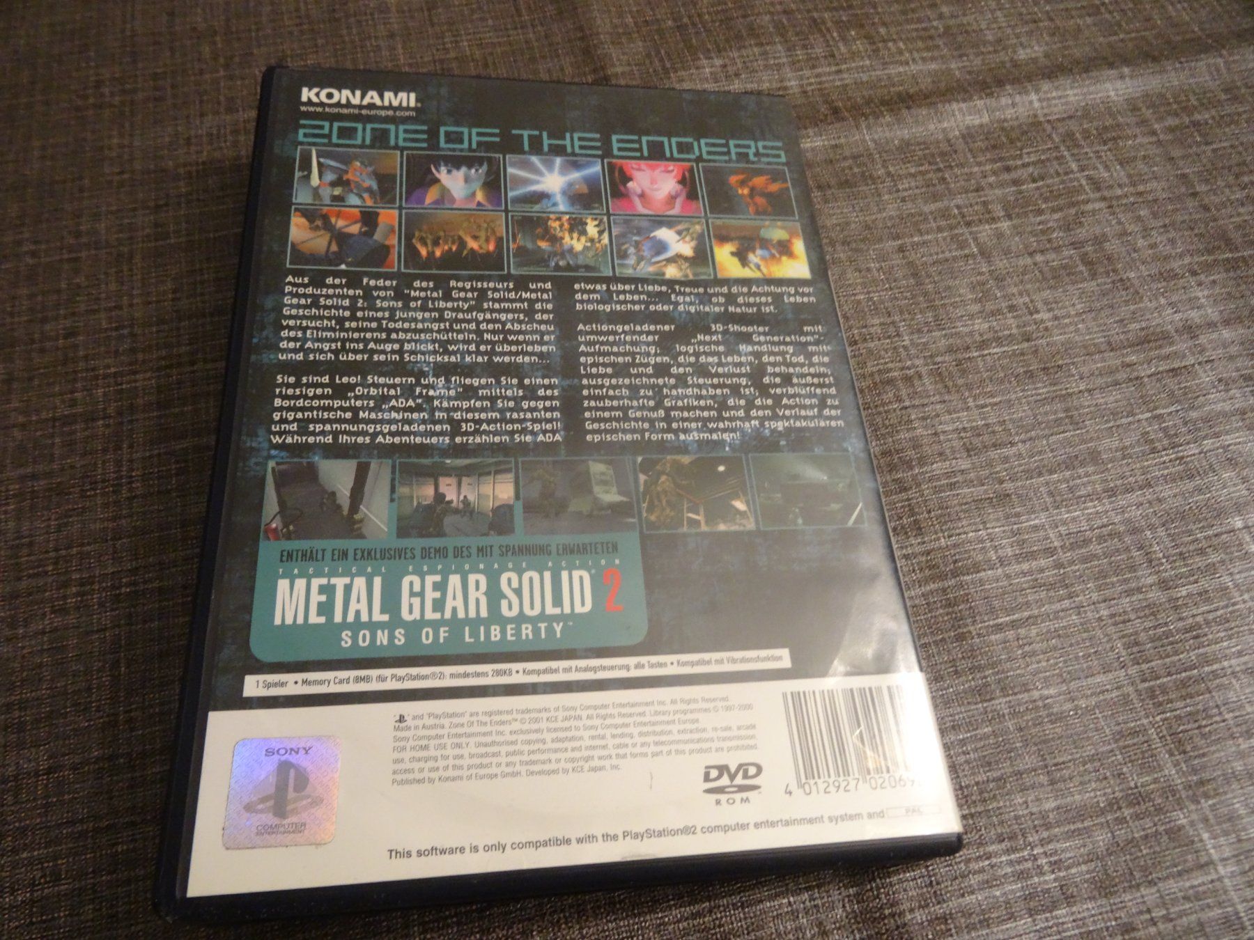 Sony Spiele: Zone of the Enders - PS2 – Gebraucht aus Olten von Disc-Ausverkauf 2
