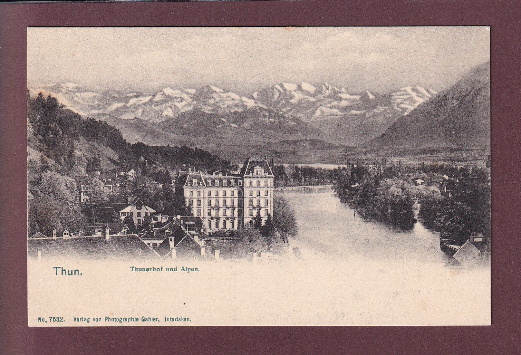 Cartes postales: THUN - Thunerhof – D'occasion à Pully par nicecards