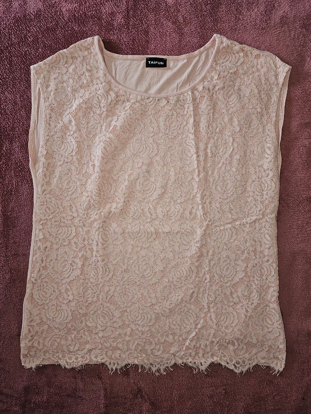 Taifun Tops: Top, rosa mit Spitze, Taifun, NEU – Neu (gemäss Beschreibung) aus Heiden von Taronia 1