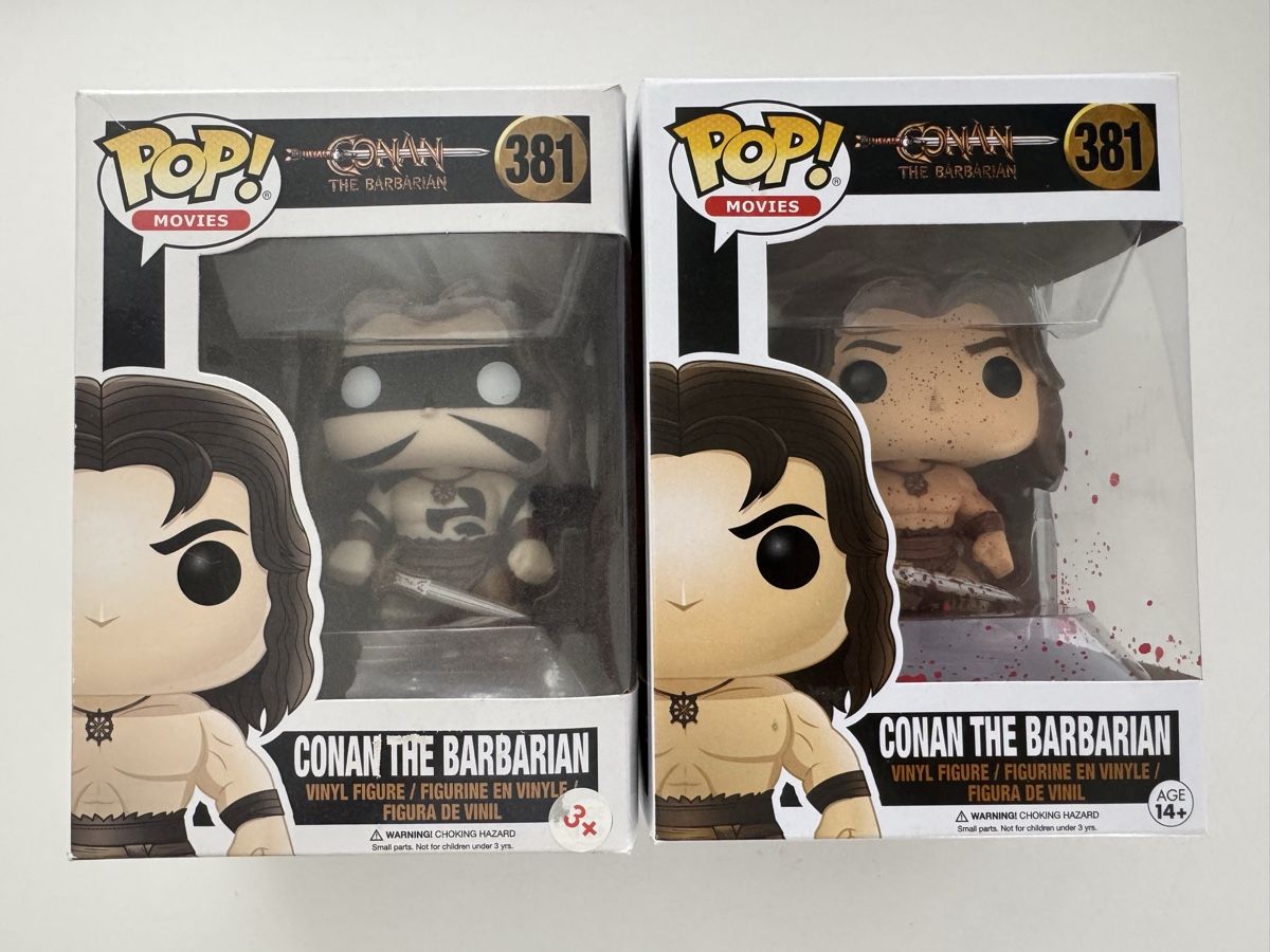 Funko Statuette: 2 Funko Pop Conan il Barbaro #381 – Nuovo e nell'imballaggio originale da villa luganese venduto da Massimo123456