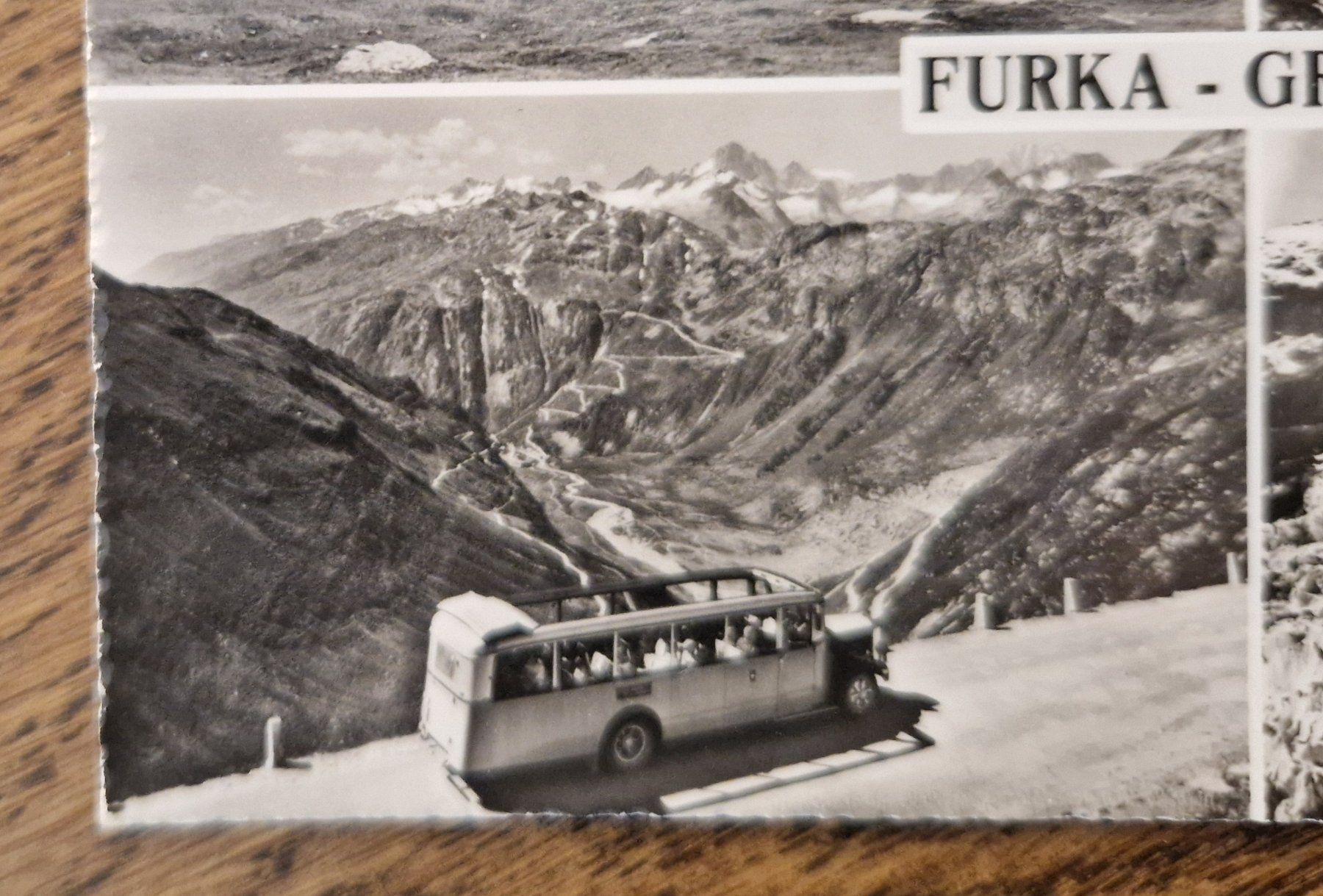 Ansichtskarten: Furka, Grimsel, Oldtimer-Postauto – Gebraucht aus Ebikon von Donar50 1