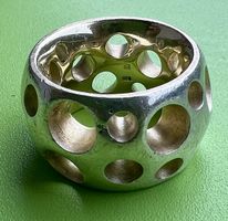 925 SilbeR RinG innen Vergoldet… wie ein Schweizer Käse 🧀