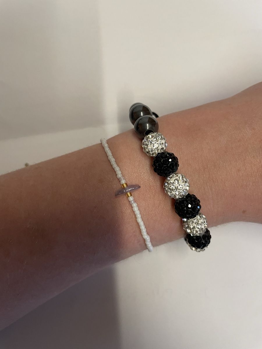 Bracciali & Braccialetti: Armband mit runden Glitzersteinen – Nuovo (secondo la descrizione) da Lenggenwil venduto da mai_2m5q 2