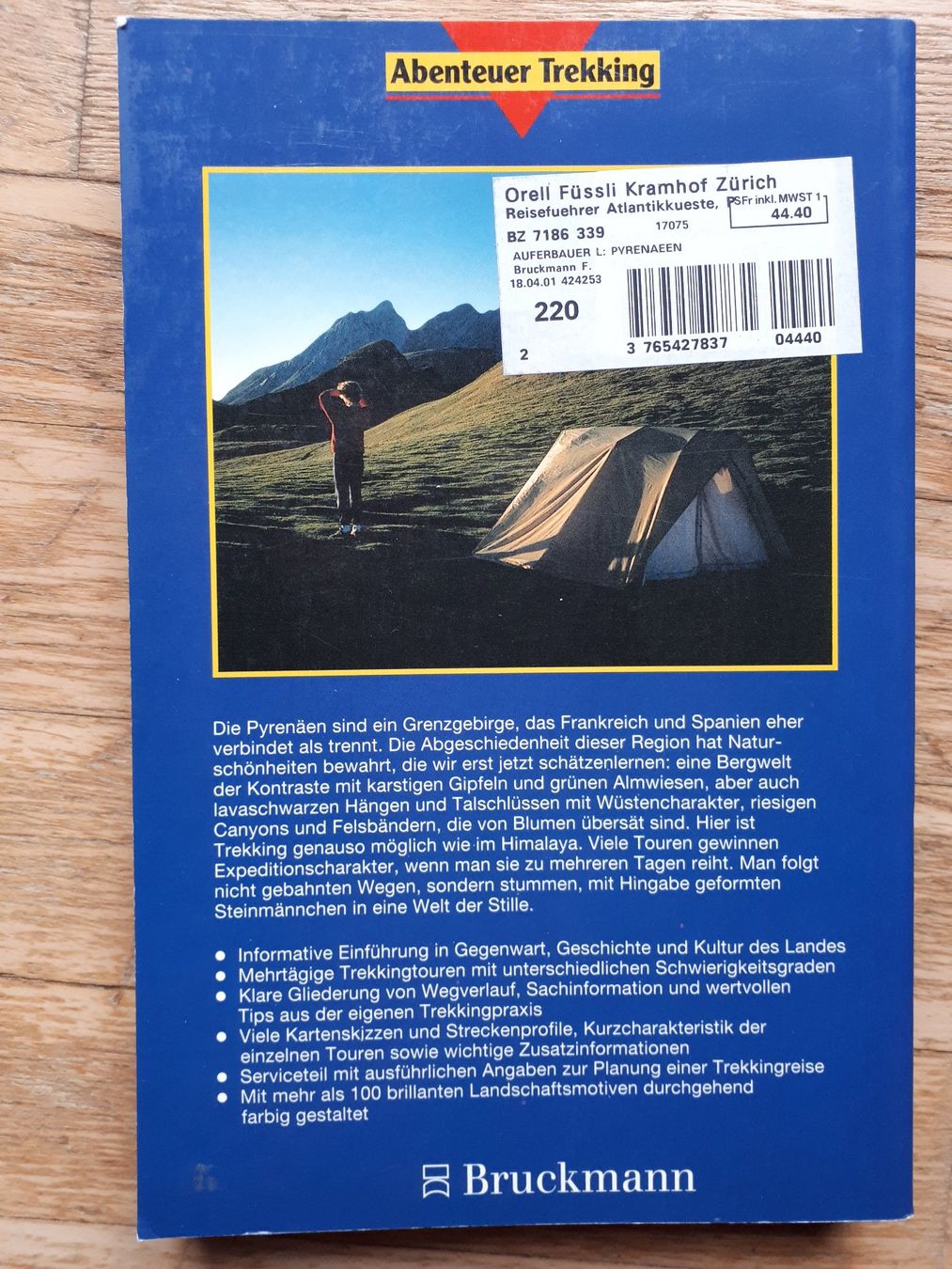 Bücher: Pyrenäen - Abenteuer Trekking von Bruno Baumann – Gebraucht aus Schwellbrunn von Selun3 1