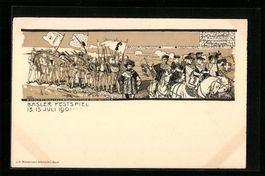 Basel, Bundesfeier 1901, Festspiel, Hero