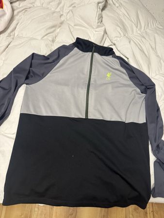 Liverpool FC Trainingspullover grau/schwarz Grösse L guter Z