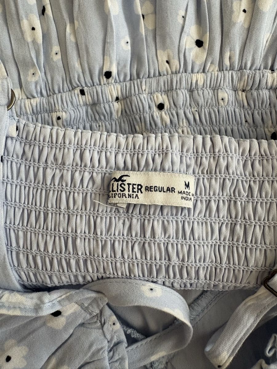 Hollister Vestiti: Hellblaues Kleid mit Blumenmuster – Nuovo (secondo la descrizione) da Balzers venduto da lea_sy5p 2