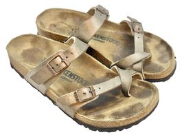 Sandales Birkenstock couleur bronze. Pointure 37