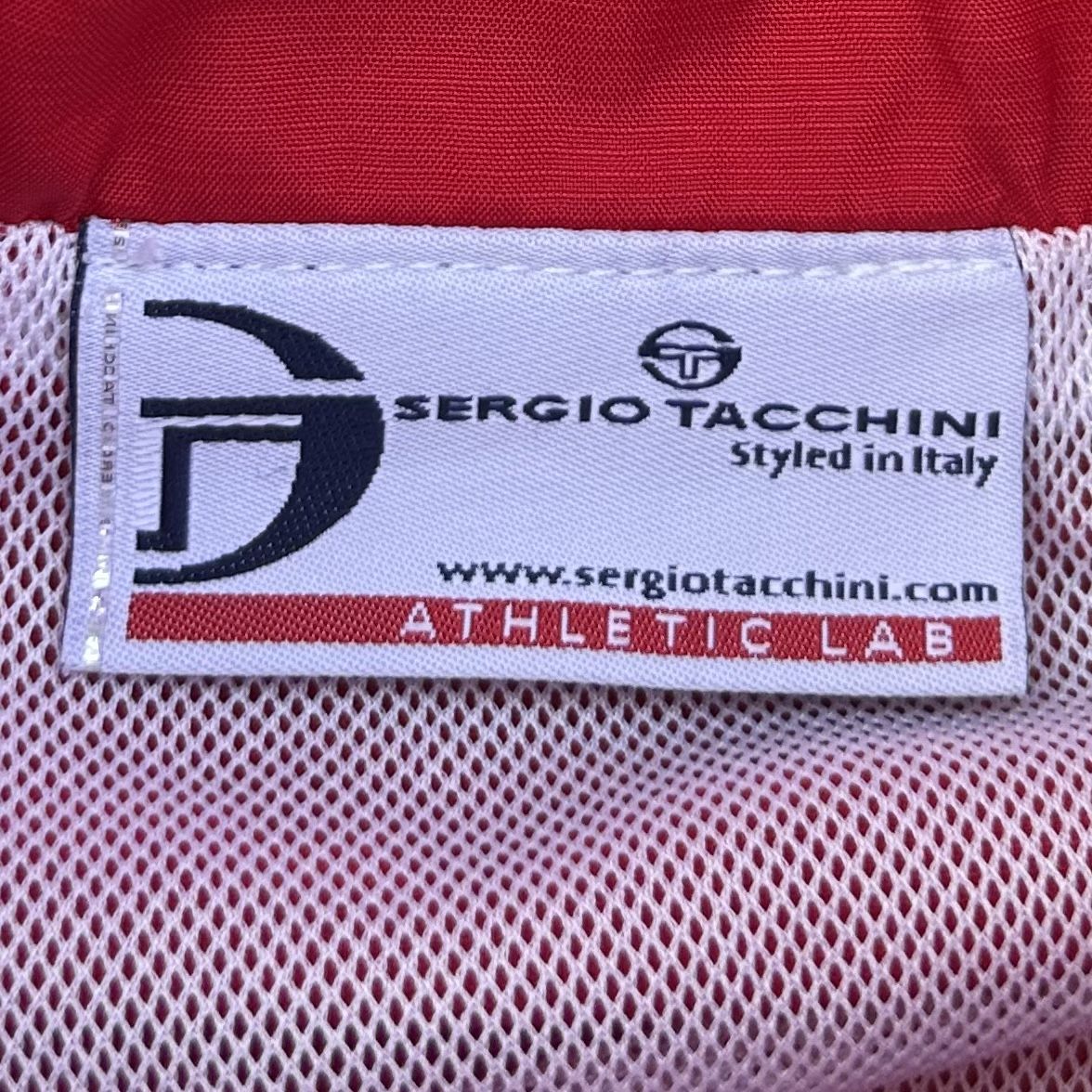 Vestes: Vintage Sergio Tacchini Red Pullover Jacket – D'occasion à brent par fukusapes 5