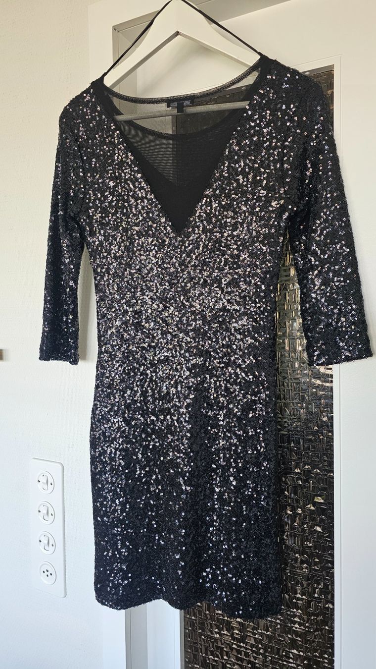 Avant Premiere Vestiti: Schwarzes Paillettenkleid, Grösse S – Usato da Klingnau venduto da anduril_25 1
