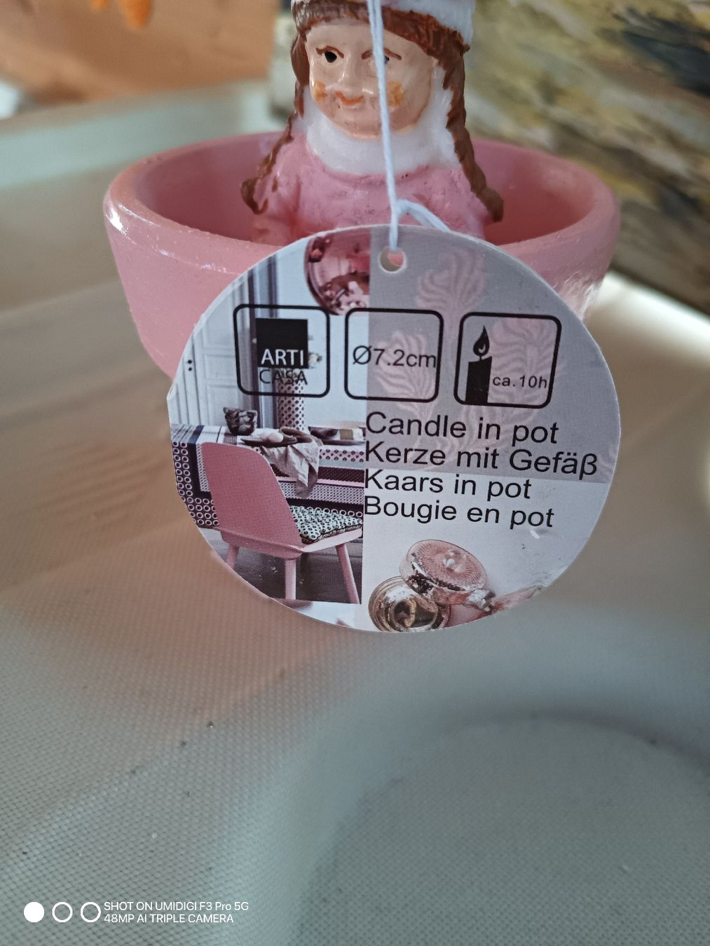 Candele: Kerze Weihnachten mit Glas – Nuovo (secondo la descrizione) da Aarwangen venduto da to-hirschi 1