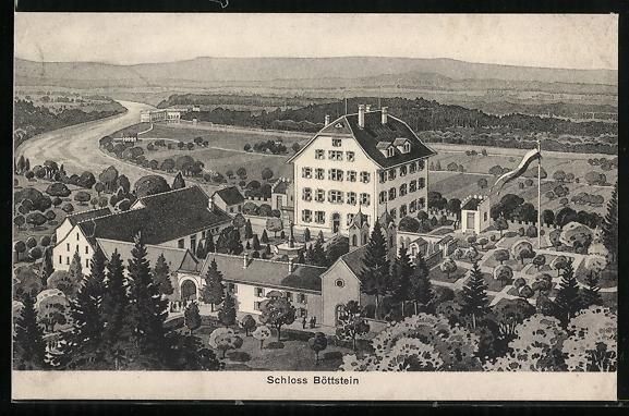 Ansichtskarten: Böttstein /Aarg., Schloss Böttstein, S – Gebraucht aus Berlin von bartko-reher