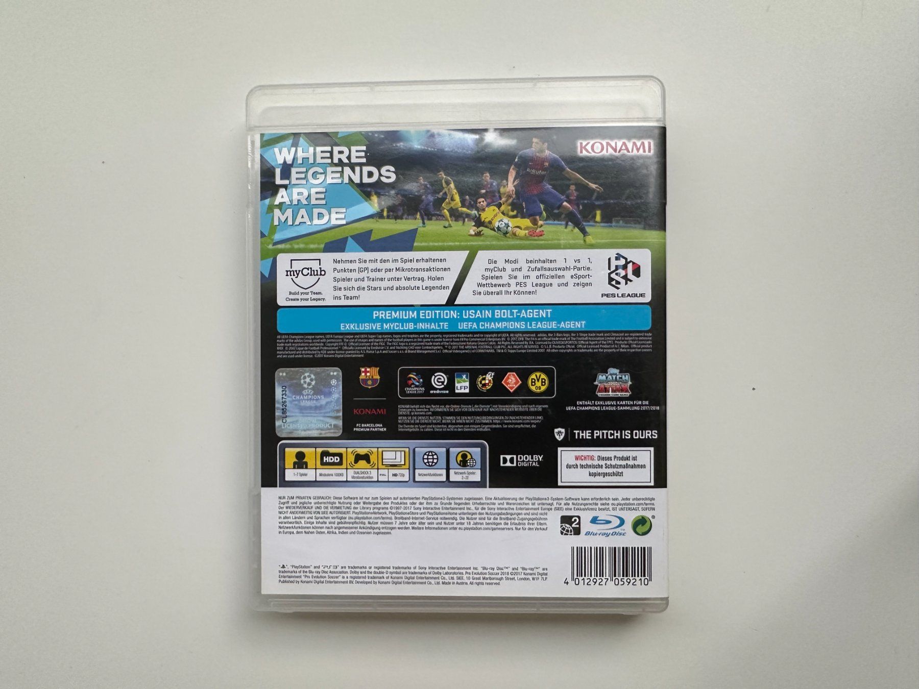 Sony Giochi: Pro Evolution Soccer 2018, PES 2018, Sony Playstation 3, PS3 – Nuovo (secondo la descrizione) da Couvet venduto da nay_prh5 2