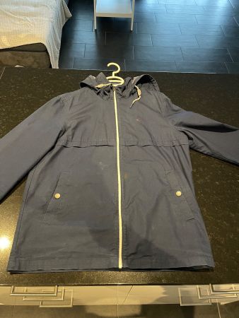 HILFIGER DENIM Übergangsjacke / Parka/ Kapuzenjacke dunkelbl