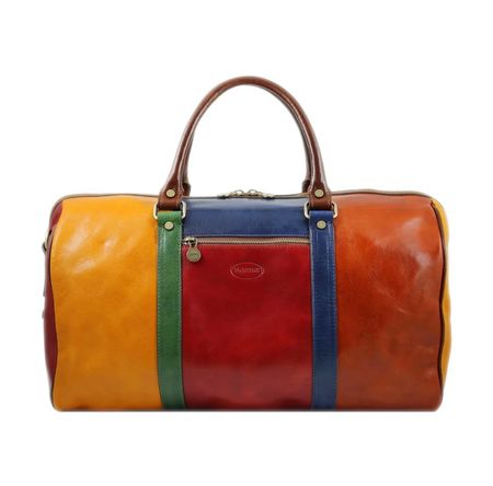 Reisetasche Leder Olimpia - Farbe: Mehrfarben