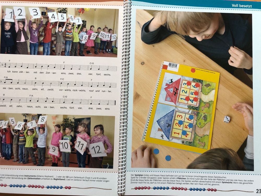 Das Zahlenbuch Spiele zur Frühförderung 1 Kindergarten Lehrm (Gebraucht