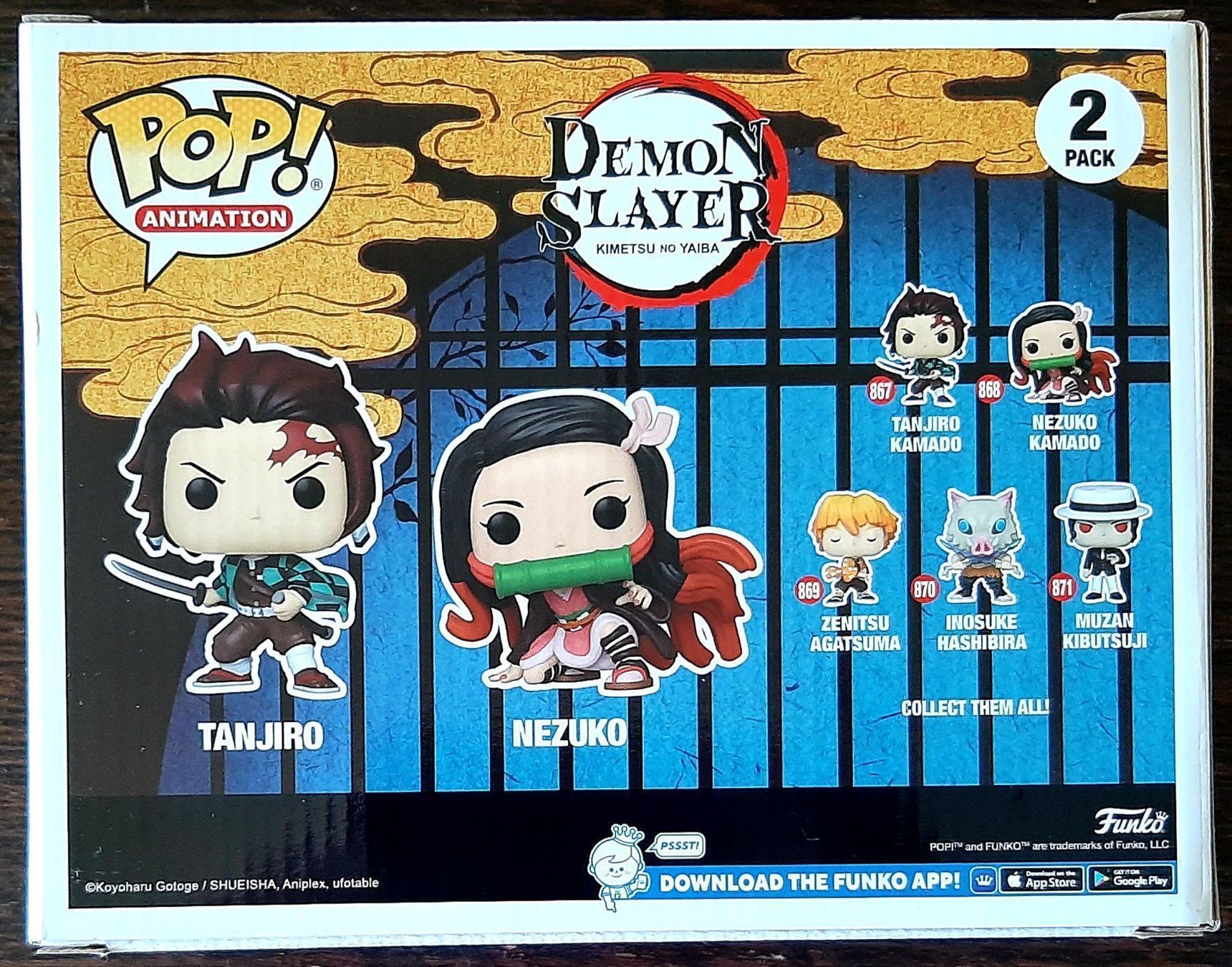 Funko Statuette: Funko Pop Demon Slayer Tanjiro & Nezuko – Nuovo e nell'imballaggio originale da Montet (Glâne) venduto da KOADA 1