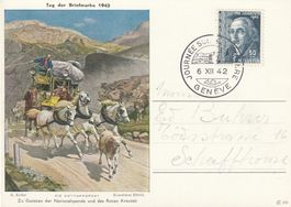3 Karten Tag der Briefmarke 1942