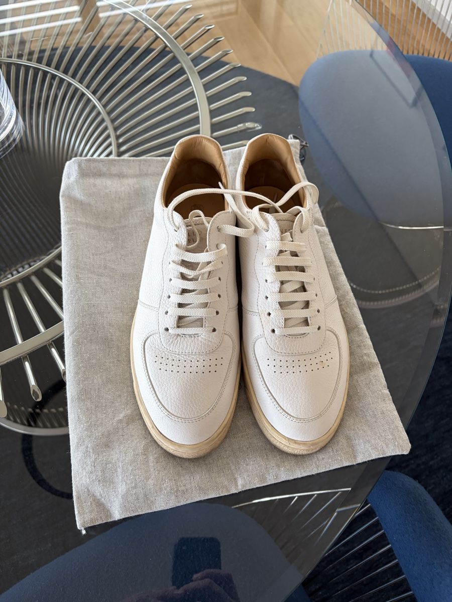 Brunello Cucinelli Scarpe da uomo: Brunello Cucinelli White Sneakers – Usato da Cham venduto da quicoayala