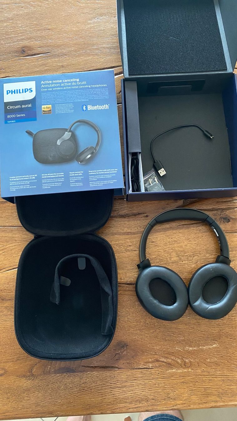 Philips Casques audio: Philips Kopfhörer 8000 Serie Over Ear Bluetooth ANC – D'occasion à Oberhasli par Kantenspringer 6