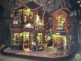 Miniatur-Haus zum Basteln - Bücher Laden