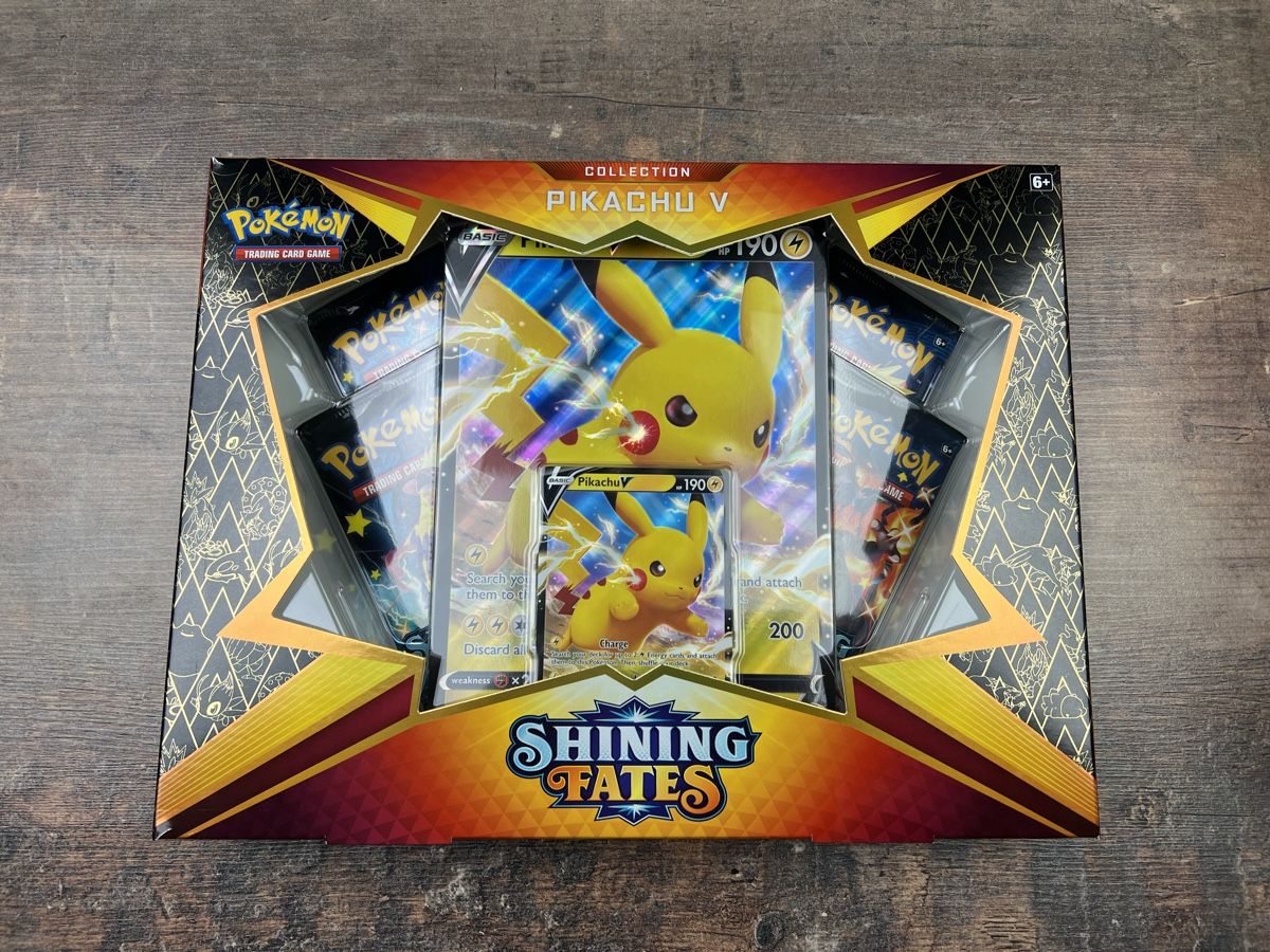 Pokémon Carte collezionabili: Pokemon Shining Fates Pikachu Box – Nuovo e nell'imballaggio originale da Hallau venduto da R.R.91