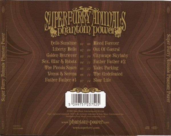 CDs: Super Furry Animals PHANTOM POWER  Psychedelic Rock Indie CD – Gebraucht aus Kandergrund von Sososo 1