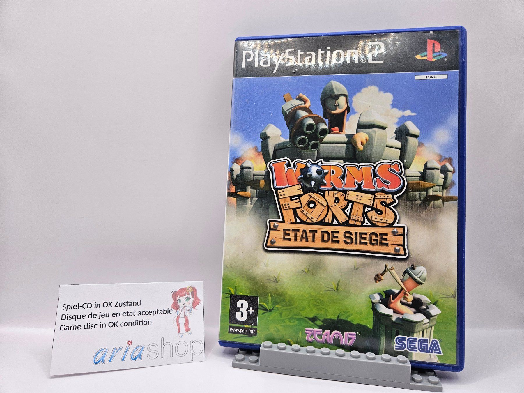 Sony Giochi: Worms Forts: Under Siege PS2 EN / FR – Usato da Hauterive NE venduto da ariashopch