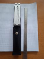 Multitool Edelstahl mit Etui gebrauchter Zustand