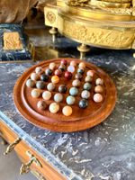 NA0105 Solitär Brettspiel Edelsteine Halbedelsteine Holz