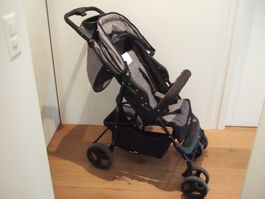 Kinderwagen; Buggy mit Schlafsack und Regenhaube, von Vegas